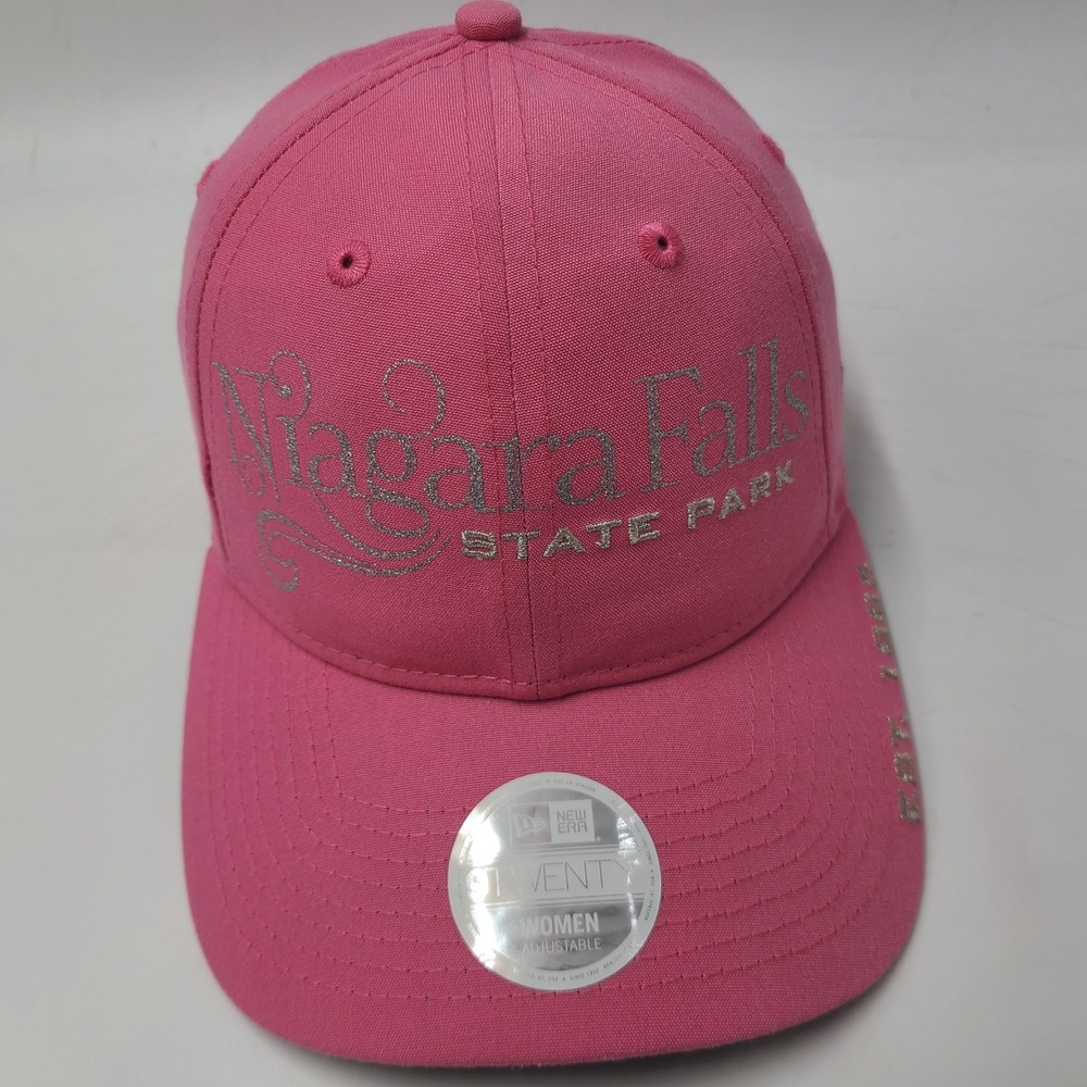 Women Niagara Falls State Park Hat Strapback‎ (Fits Small) New Era Pink Glitter
